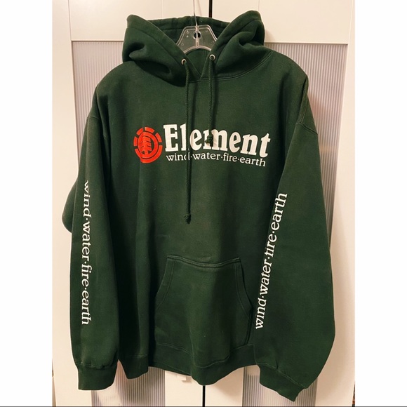 element green hoodie